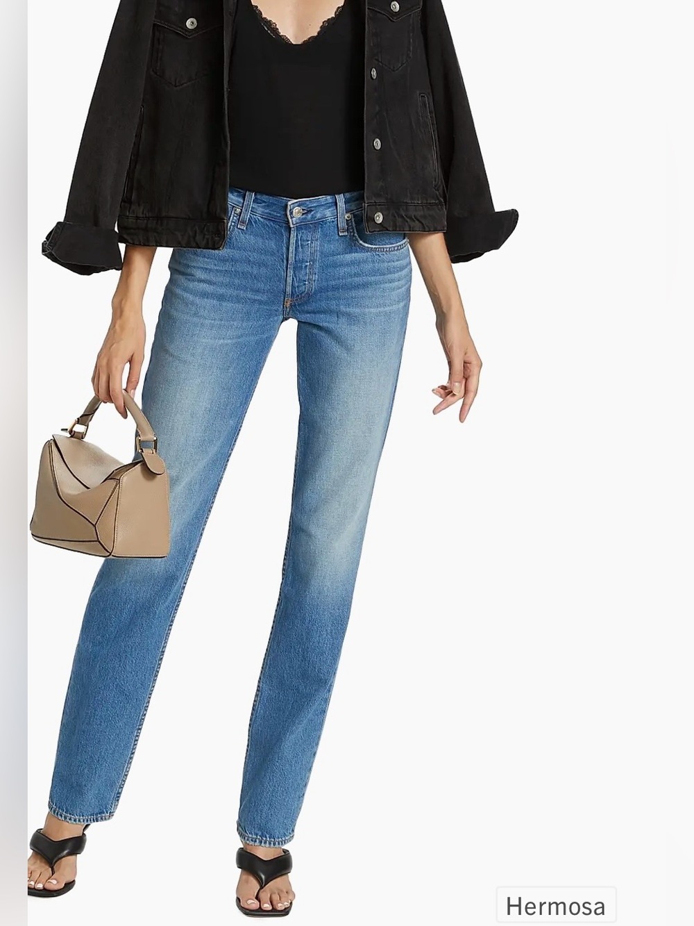 Rag & Bone Piper Low-Rise Straight Jean Sz:27 ***Hemmed**** Hermosa